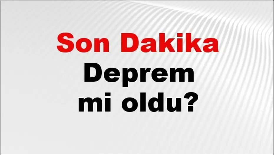29 Ağustos 2026 Son Depremler: AFAD ve Kandilli Güncel Verileri