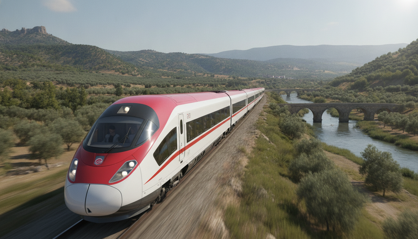 Milli Elektrikli Hızlı Tren Testlerde 250 km/s Hıza Ulaşarak Rekor Kırdı