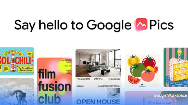 Google, Canva ve Adobe Express'e Rakip Yapay Zeka Tasarım Aracı Pics'i Duyurdu