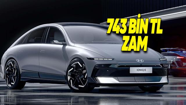 Hyundai IONIQ 6'nın Fiyatı ÖTV Dilimi Değişikliğiyle Bir Gecede 743 Bin TL Arttı