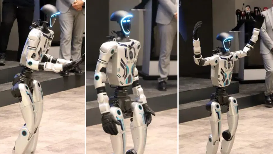 Kayseri Melikgazi Belediyesi'nde İnsansı Robot 'MEGA' Göreve Başladı