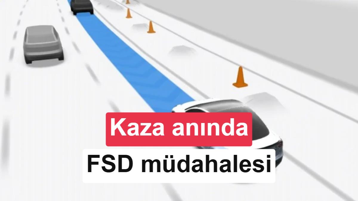 Tesla'dan Hayat Kurtaran Güncelleme: Kaza Anında FSD Yapay Zekası Kontrolü Devralacak