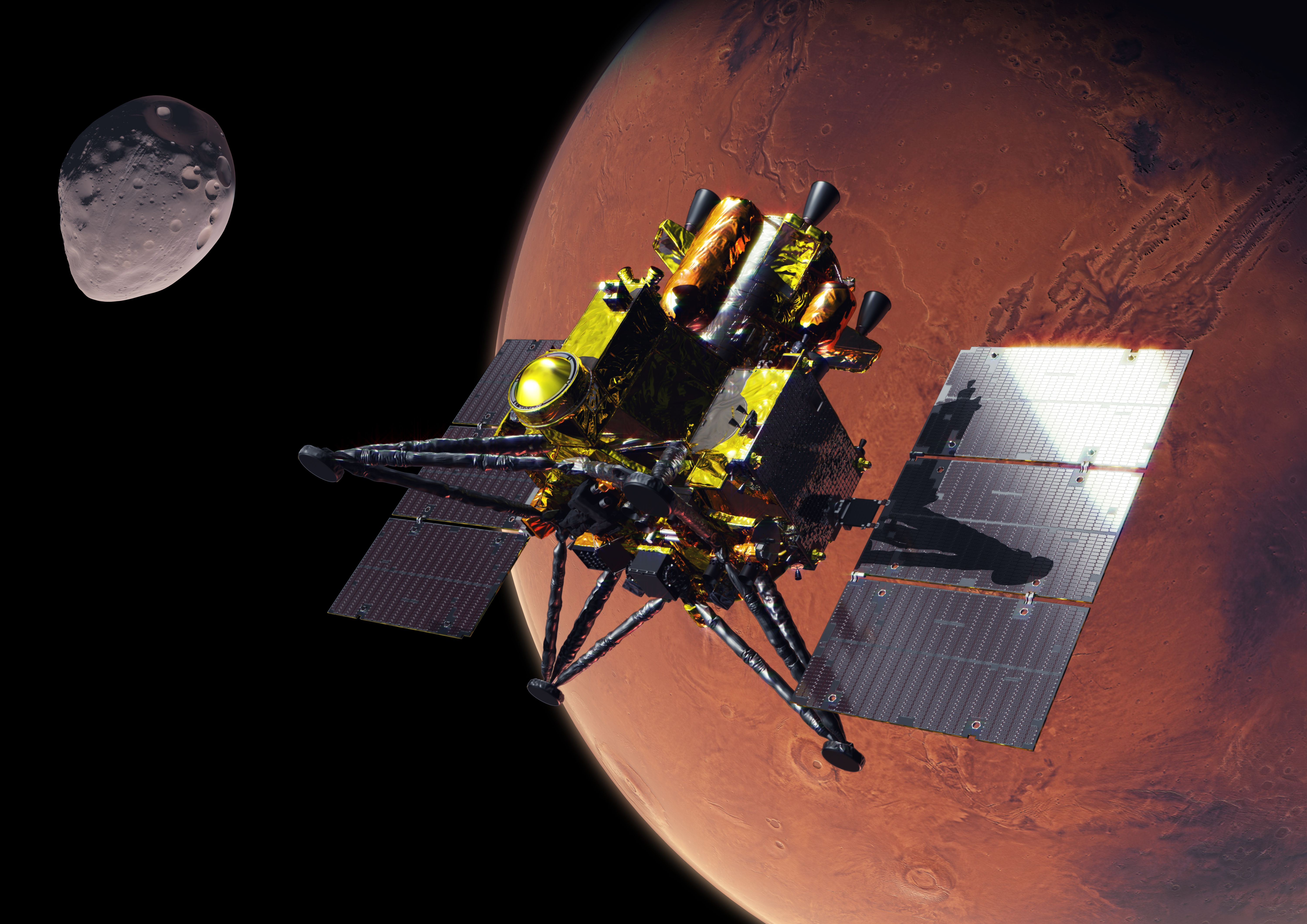 Japonya, Mars'ın Uydusundan İlk Kez Örnek Toplamak İçin Uzay Aracı Fırlatıyor