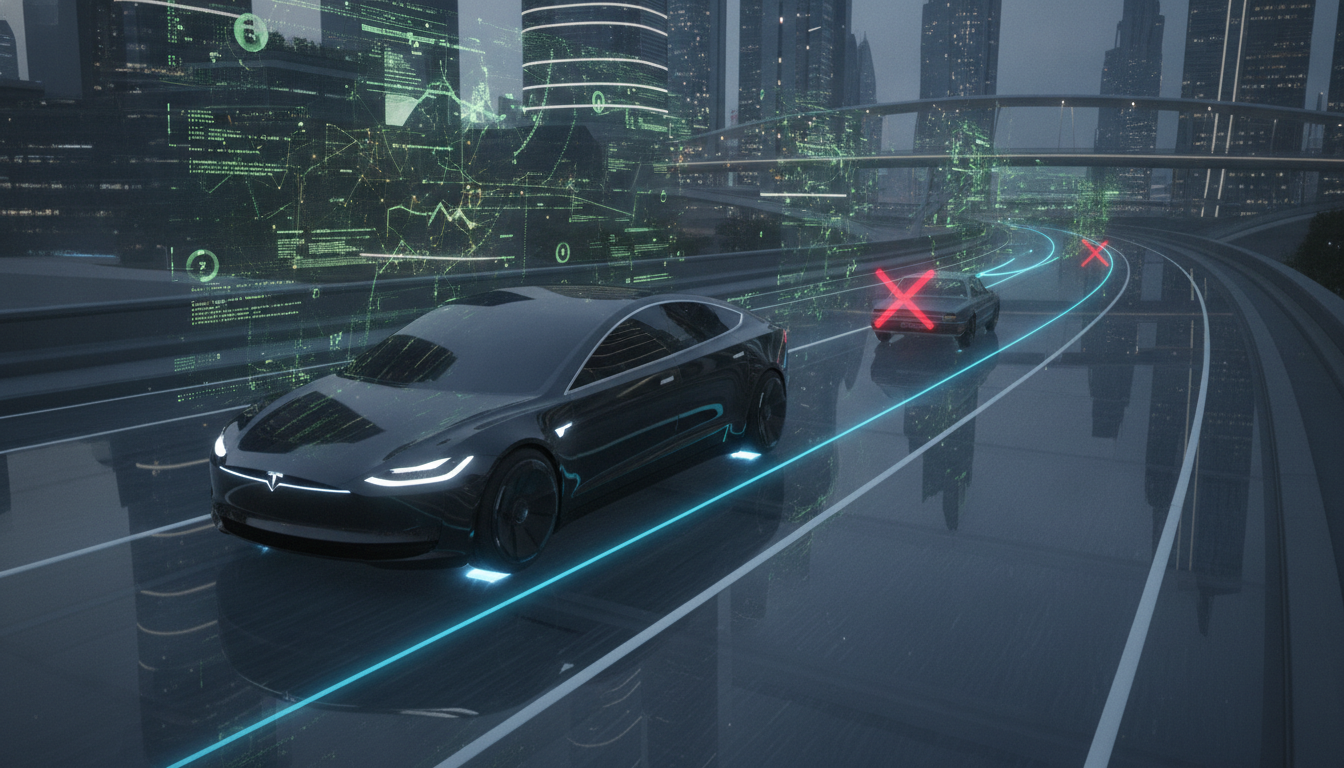 Tesla, Manuel Sürüşte Devreye Giren Yapay Zeka Destekli Çarpışma Kaçınma Özelliğini Duyurdu