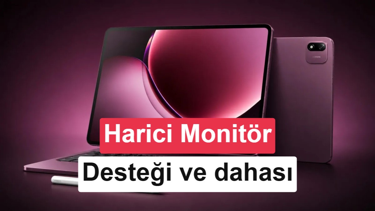 Xiaomi Pad 9 Pro Max'in Özellikleri Belli Oldu: İkinci Ekran ve Çizim Tableti Bir Arada