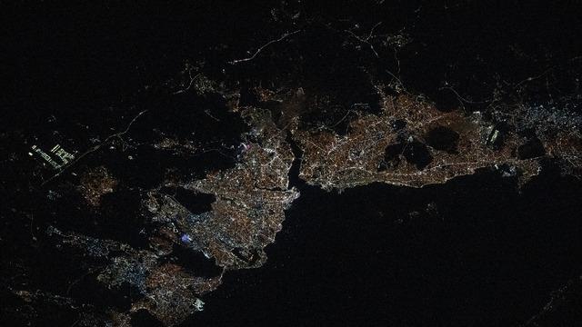 Uluslararası Uzay İstasyonu'ndan (ISS) Büyüleyici İstanbul Fotoğrafları