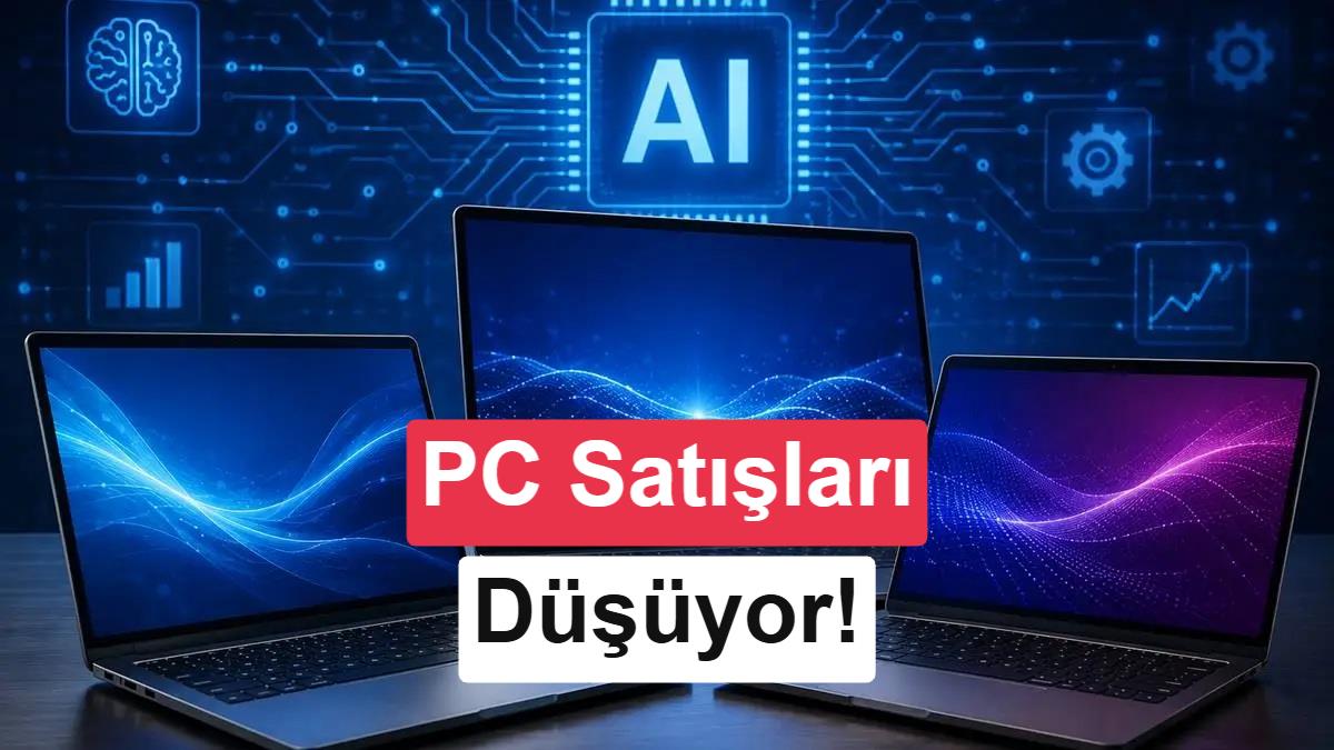 Küresel PC Pazarında Yeni Dönem: Satışlar Düşerken Gelirler Yapay Zeka ile Artıyor