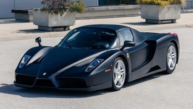 Dünyadaki Tek Mat Siyah Ferrari Enzo Rekor Fiyat Beklentisiyle Açık Artırmada