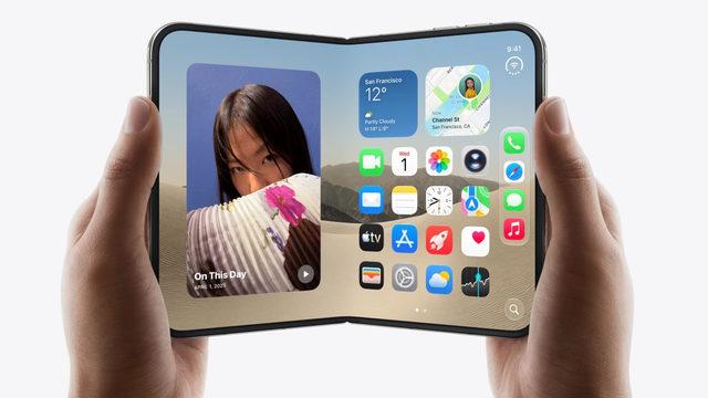 Apple, Katlanabilir iPhone Duo'nun 10 Katmanlı Ekran Teknolojisini Açıkladı
