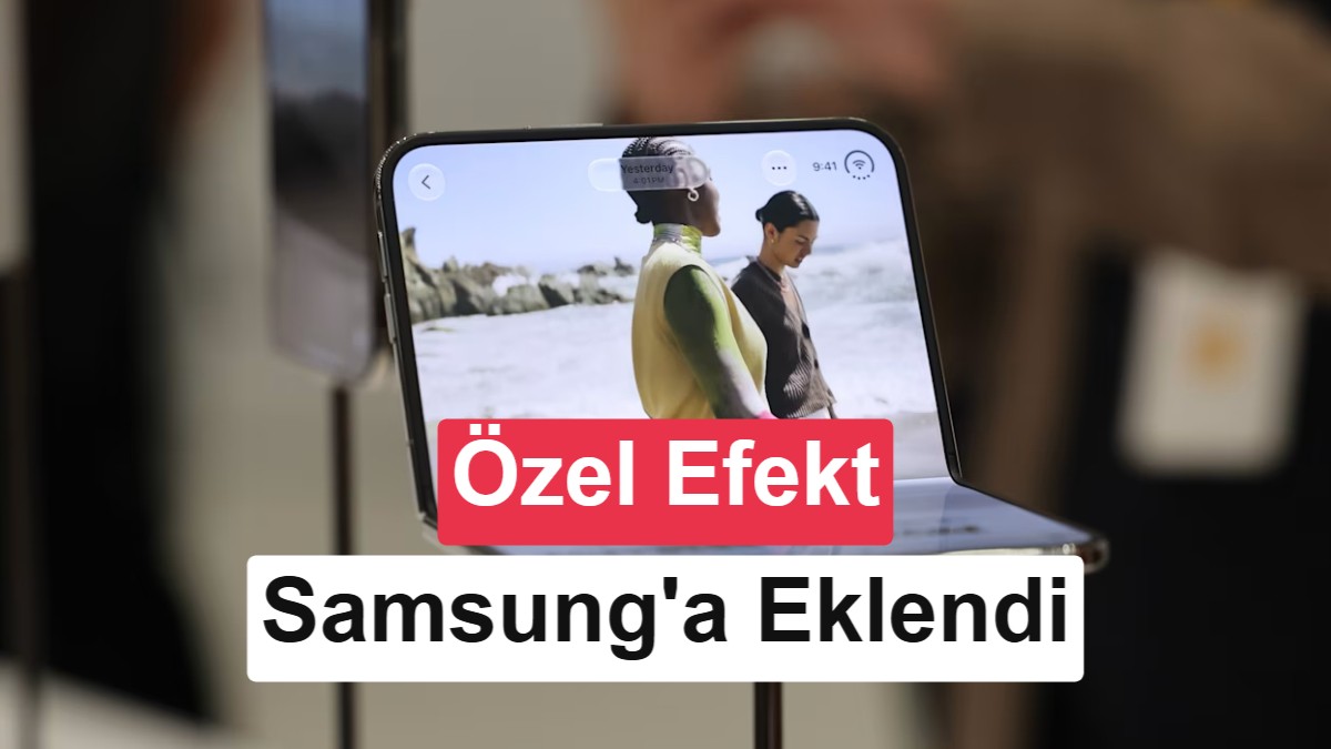 Apple iPhone Duo'nun Katlanabilir Ekran Animasyonu Galaxy Z Fold 8'de Test Edildi