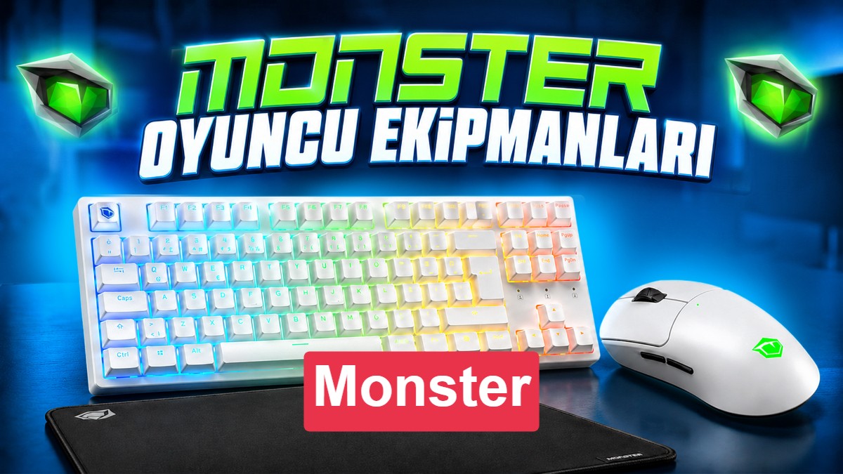 Monster Pusat Oyuncu Ekipmanları İncelemesi: Ghost Pro Mouse ve Rapid Pro Klavye