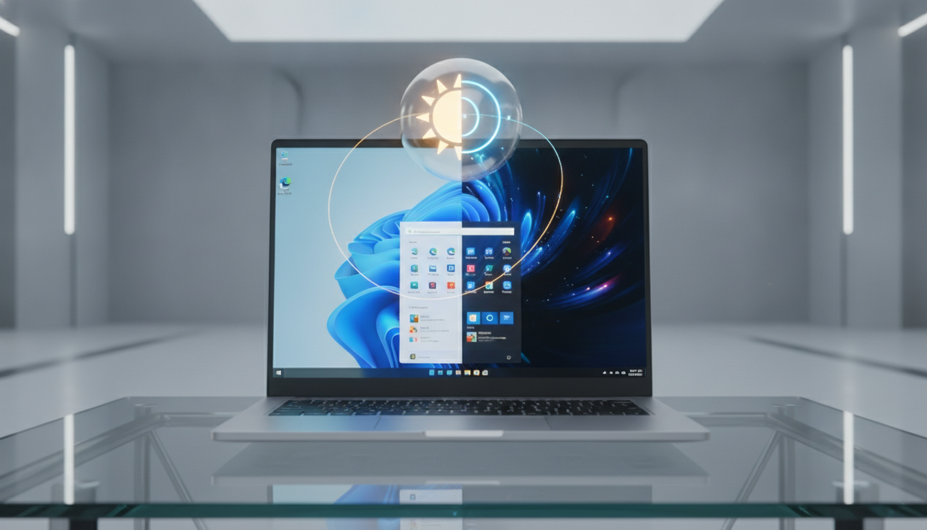 Microsoft, Windows 11 İçin Otomatik Karanlık Mod Özelliğini Test Ediyor