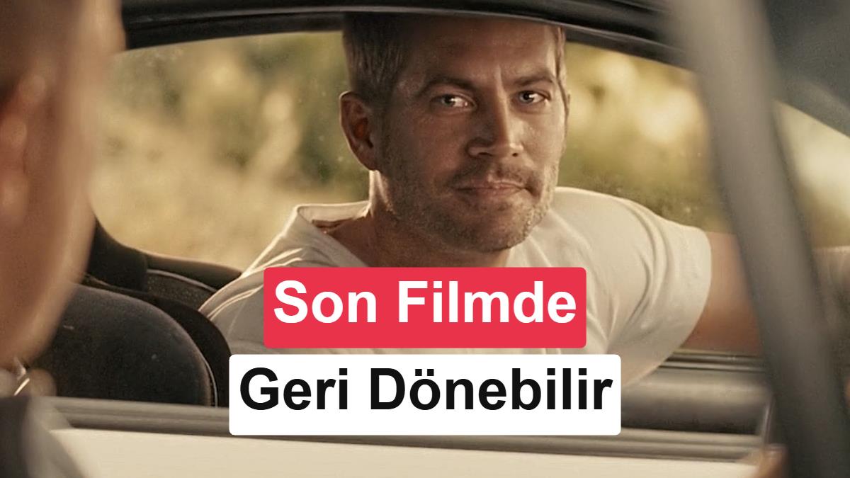 Hızlı ve Öfkeli Serisinin Finalinde Paul Walker Yapay Zeka ile Geri Dönebilir
