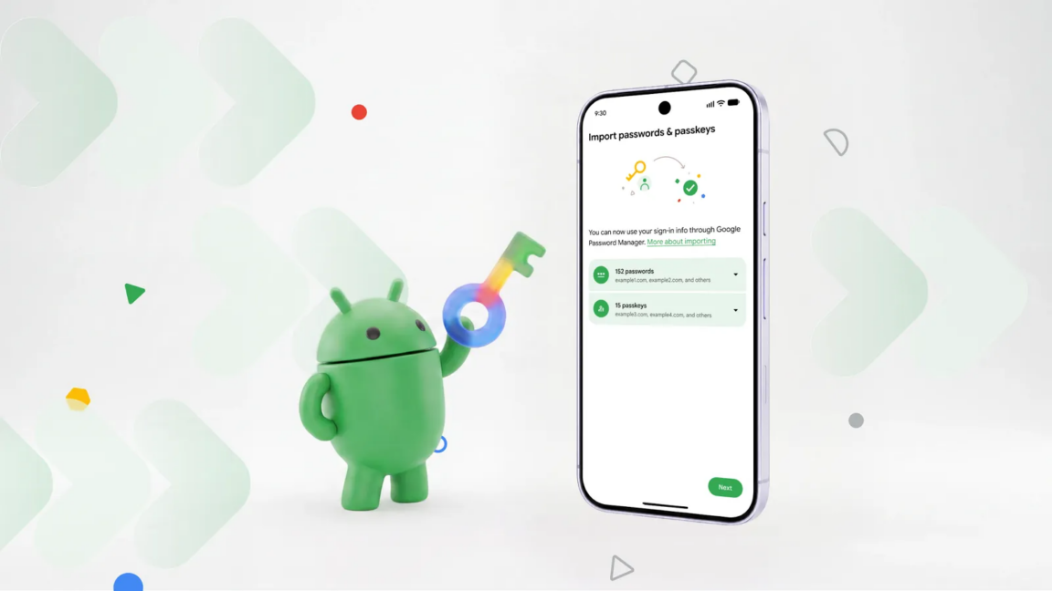 Android, Şifre Yöneticileri Arasında Güvenli Aktarım Özelliğini Sundu