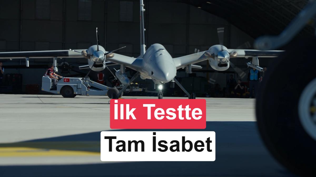 Bayraktar AKINCI, Roketsan'ın Yeni Süpersonik Füzesi İHA-300 ile 250 Kilometreden Tam İsabet Sağladı