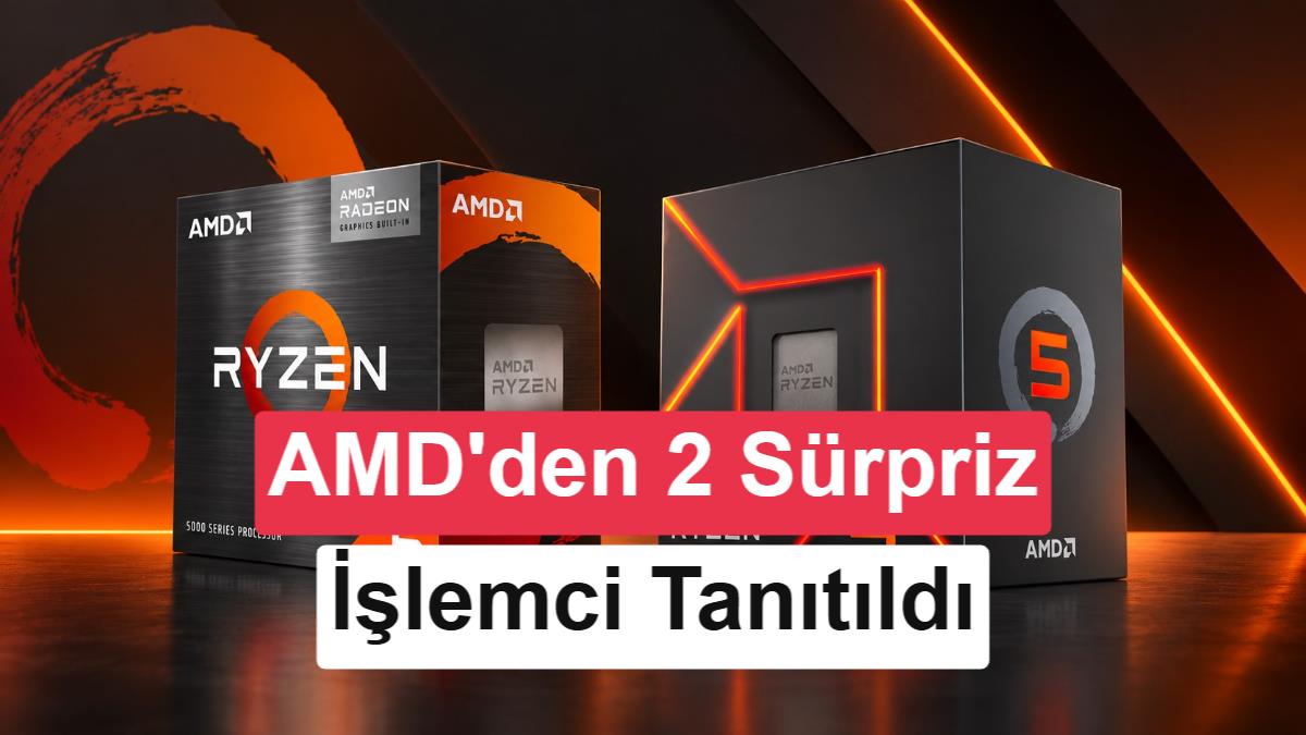 AMD'den Sürpriz Hamle: Yeni Ryzen 5 7500 ve 5500F İşlemcileri Sessizce Piyasaya Sürüldü