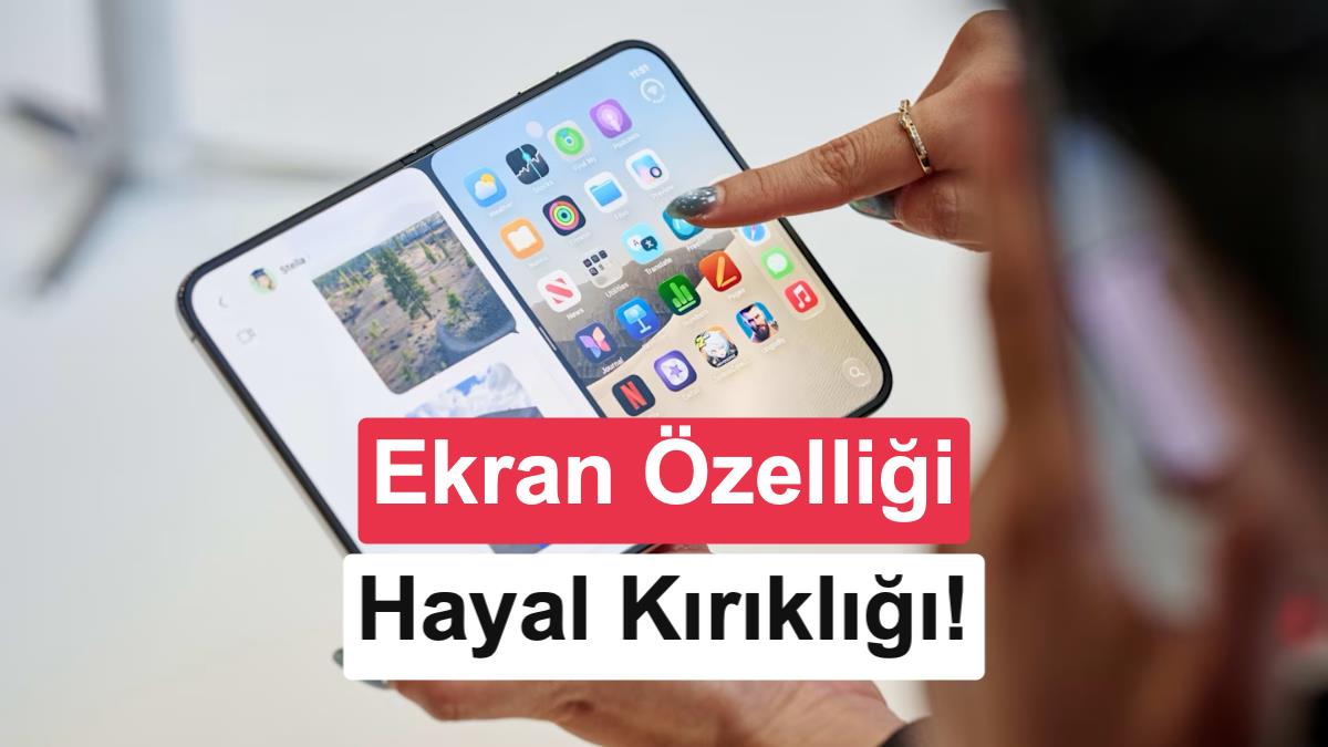 Katlanabilir iPhone Duo'nun Bölünmüş Ekran Özelliğinde Önemli Sınırlama