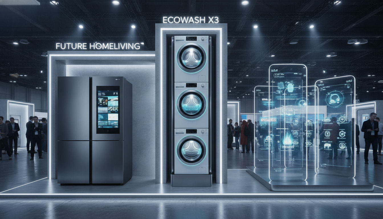 Haier, IFA 2026'da Türkiye'de Üretilen 3 Tamburlu Çamaşır Makinesini Tanıttı